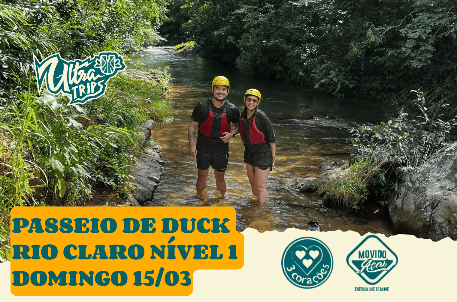 Passeio de Caiaque Inflável - Turismo