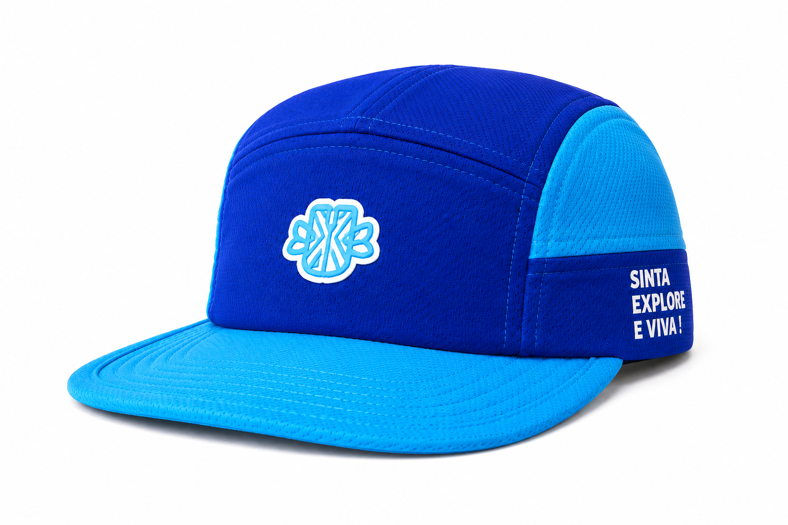 Boné Five Panel UTM (azul-azul)
